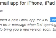 Bug Gmail app for iPhone, iPad and iPod touch Official Gmail